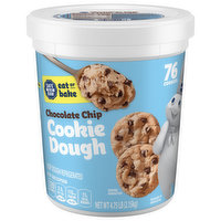 Pillsbury Cookie Dough, Chocolate Chip, 76 Ounce