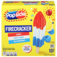 Popsicle Frozen Confections Pops, Firecracker, Assorted, 18 Pack, 18 Each