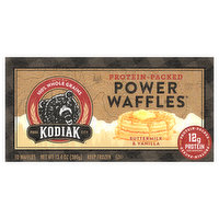 Kodiak Power Waffles, Buttermilk & Vanilla, Protein-Packed, 13.4 Ounce
