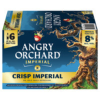 Angry Orchard Hard Cider, Crisp Imperial, 72 Ounce