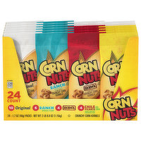 Corn Nuts Corn Kernels, Crunchy, All Flavors, 24 Each