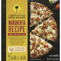 California Pizza Kitchen Pizza, Margherita Recipe, Crispy Thin Crust, 15.5 Ounce