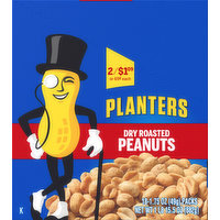 Planters Dry Roasted Peanuts, 18 Each