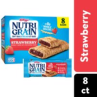 Nutri Grain Soft Baked Breakfast Bars, Strawberry, 8 Each