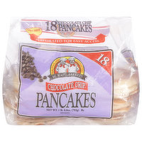 De Wafelbakkers Pancakes, Chocolate Chip, 18 Each