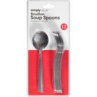 Simply Value Soup Spoons, 12 Each