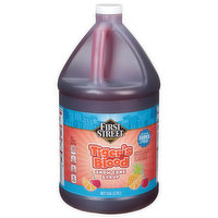 First Street Snow Cone Syrup, Tiger's Blood, 1 Gallon