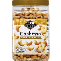 First Street Cashews, Premium Whole, 32 Ounce