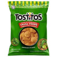 Tostitos Corn Tortilla Chips, Salsa Verde, 11 Ounce
