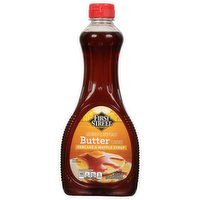 First Street Pancake & Waffle Syrup, Butter Flavored, 24 Ounce