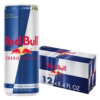 Red Bull Energy Drink, 80mg Caffeine, 8.4 fl oz, 100.8 Ounce