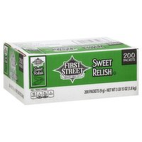 First Street Sweet Relish Packets, 200 Each