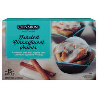 Cinnabon CinnaSweet Swirls, Frosted, 8 Each