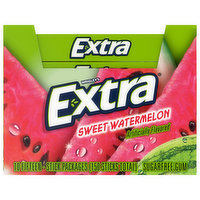 Extra Gum, Sugar Free, Sweet Watermelon, 10 Each