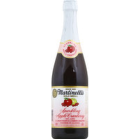 Martinelli's 100% Juice, Sparkling, Apple-Cranberry, 25.4 Ounce