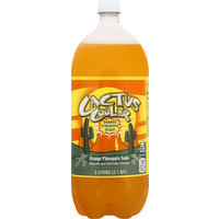 Cactus Cooler Soda, Orange Pineapple Blast, 67.62 Ounce