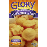 Glory Foods Corn Muffin Mix, Golden Sweet, 7.5 Ounce