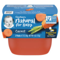 Gerber Carrot, Supported Sitter 1st Foods, 2 Each