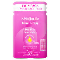 Skintimate Shave Gel, Moisturizing, Dry Skin, Twin Pack, 14 Ounce