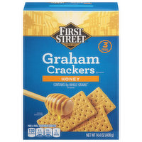 First Street Graham Crackers, Honey, 3 Each