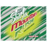Shasta Soda, Zero Sugar, Mountain Rush, 12 Each