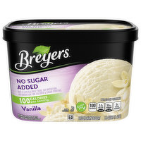 Breyers Frozen Dairy Dessert, No Sugar Added, Vanilla, 1.5 Quart