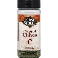First Street Chives, Chopped, 1 Ounce