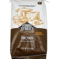 First Street Rice, Medium Grain, Brown, 400 Ounce