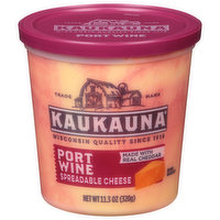 Kaukauna Spreadable Cheese, Port Wine, 11.3 Ounce