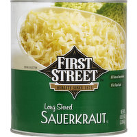 First Street Sauerkraut, Long Shred, 99 Ounce