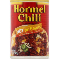 Hormel Chili, No Beans, Hot, 15 Ounce