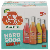 Cantaritos Hard Soda, Assorted, Variety Pack, 12 Each