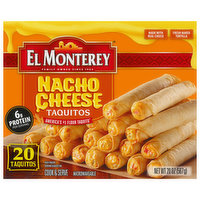 El Monterey Taquitos, Nacho Cheese, 20 Each