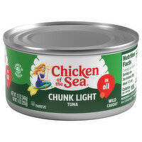 Chicken of the Sea Tuna, in Oil, Chunk Light, 12 Ounce