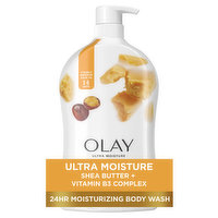 Olay Ultra Moisture Body Wash with Shea Butter, 33 Fluid ounce