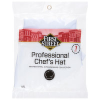 First Street Professional Chef's Hat, 1 Each