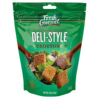 Fresh Gourmet Croutons, Parmesan Caesar, Deli-Style, 5 Ounce