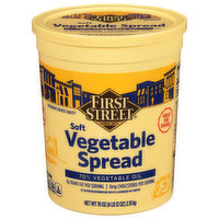 First Street Vegetable Spread, Soft, 76 Ounce