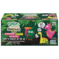 Materne Fruit & Veggies, On The Go, Dinosaurz Pack, 20 Variety Pack, 20 Each