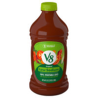 V8 100% Vegetable Juice, Low Sodium, Original, 64 Ounce