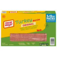 Oscar Mayer Turkey Bacon, Original, 3 Pack, 3 Each