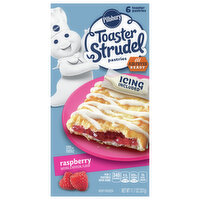 Toaster Strudel Toaster Pastries, Raspberry, 6 Each