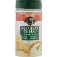 First Street Grated Cheese, Parmesan, 8 Ounce