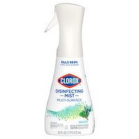 Clorox Disinfecting Mist, Eucalyptus Peppermint, Multi-Surface, 16 Ounce