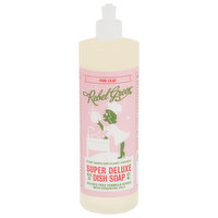 Rebel Green Dish Soap, Super Deluxe, Pink Lilac, 16 Fluid ounce