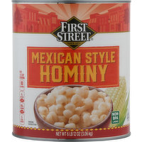 First Street Hominy, Mexican Style, 6 Pound