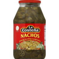 La Costena Jalapeno Slices, Pickled, Nachos, 64 Ounce