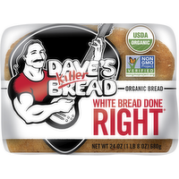 Daves Killer Organic White Bread 24 oz, 24 Ounce