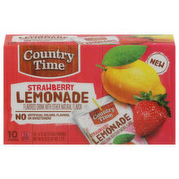 Country Time Lemonade, Strawberry, 60 Ounce