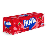 Fanta Strawberry Soda, 144 Ounce